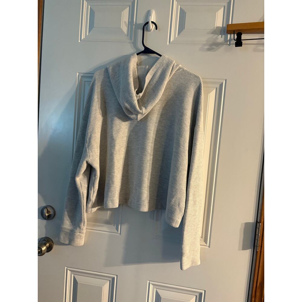 Athleta Tranquil Waffle Hoodie Size Large - Picture 3 of 3